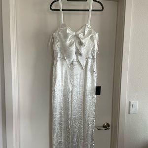 Satin Ivory Jumpsuit